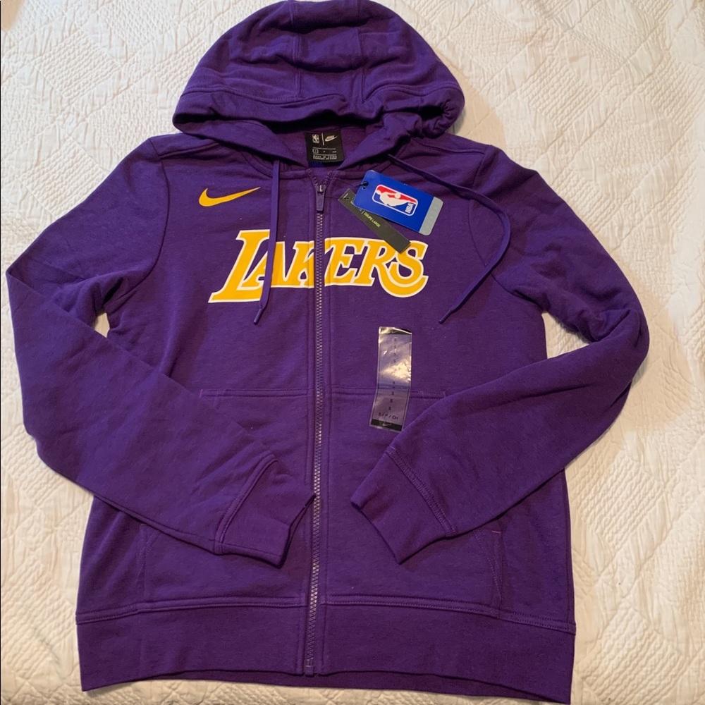 Nike LA Lakers Essential Wordmark Full-Zip Hoodie